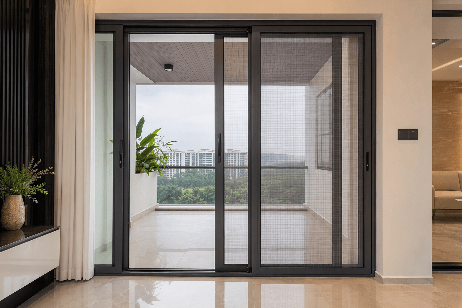 Sliding Mosquito Net